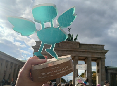 Deutscher Schulpreis - Erste Feier am Brandenburger Tor (Heiko Goldschadt)